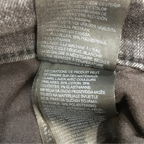 H&M High Waist Black Cotton Blend Skinny Jeans - Picture 9 of 14